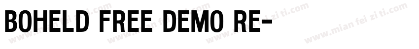Boheld Free DEMO Re字体转换